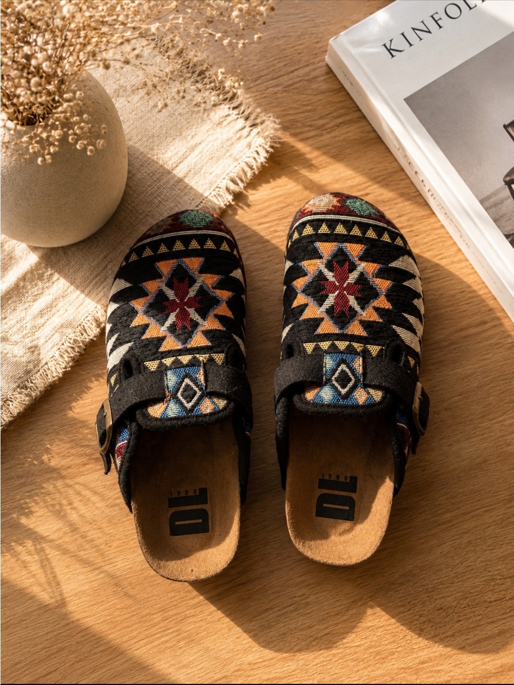 Dirty Laundry Southwestern Cork Mule Clogs Size 8 NWOT